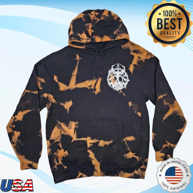 Official Any Means Necessary Clothing Death Beetle Crew neck Sweatshirt Tie Dye Bleached
