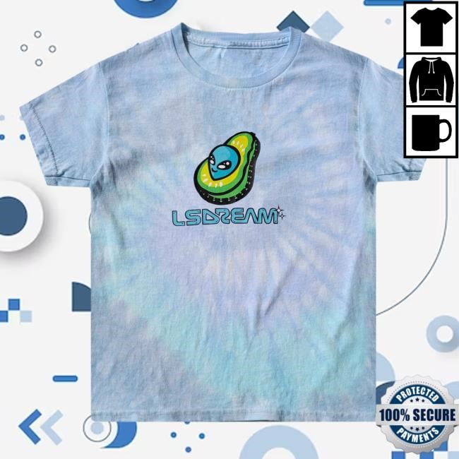 LSDREAM LSDREAM - Avocado Tie Dye Tee Shirt