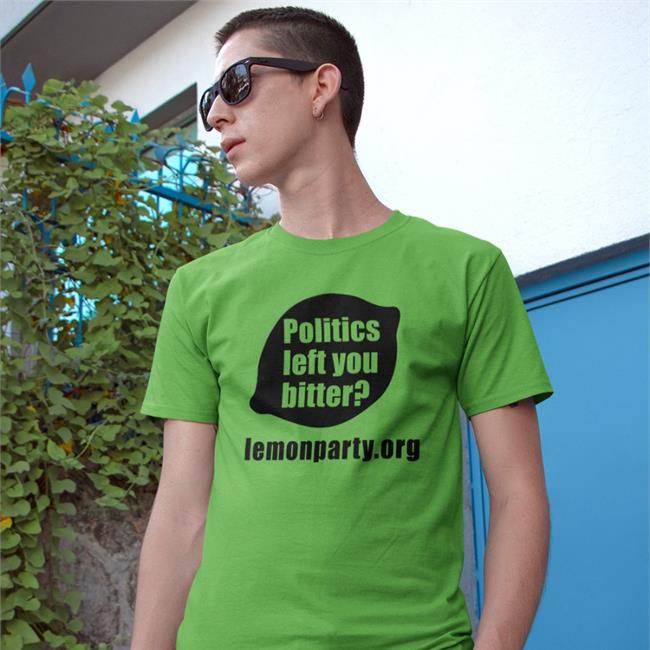 Shirts With Threatening Auras Politics Left You Bitter Lemonparty Shirt