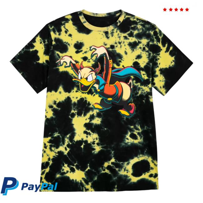 Official Clothing Merch Store Shop Disney Donald Duck Halloween Tie Dye Shirt 2023 ShopDisney