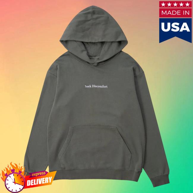Official Seek Discomfort Merch Seeker Sweatshirt Sage