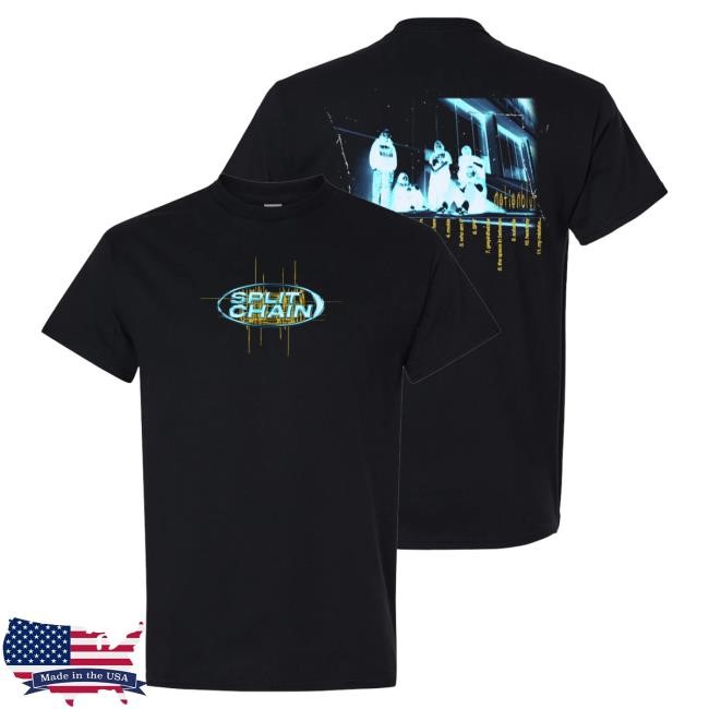 Official Down Right Merch Split Chain - Scratchy Logo Shirts