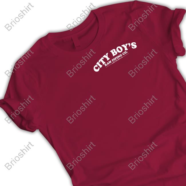 Hood Ville City Boy's Raw Piping Co Laying Pipe Since 2015 Shirt