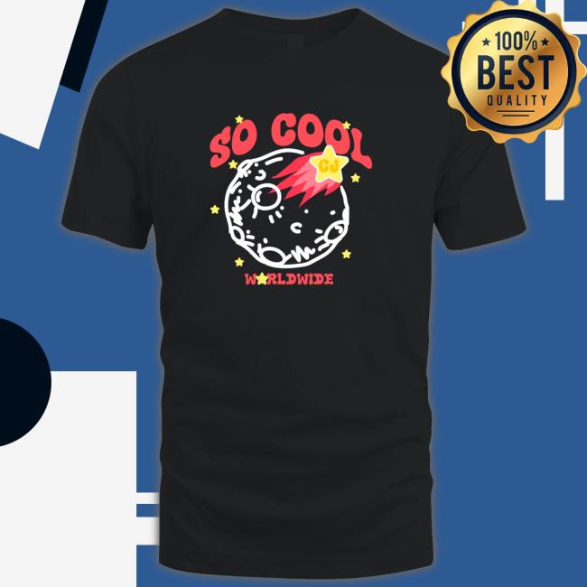 Official Cj So Cool Merch Red So Cool Worldwide Hooded Sweatshirt Cjsocoolmerch