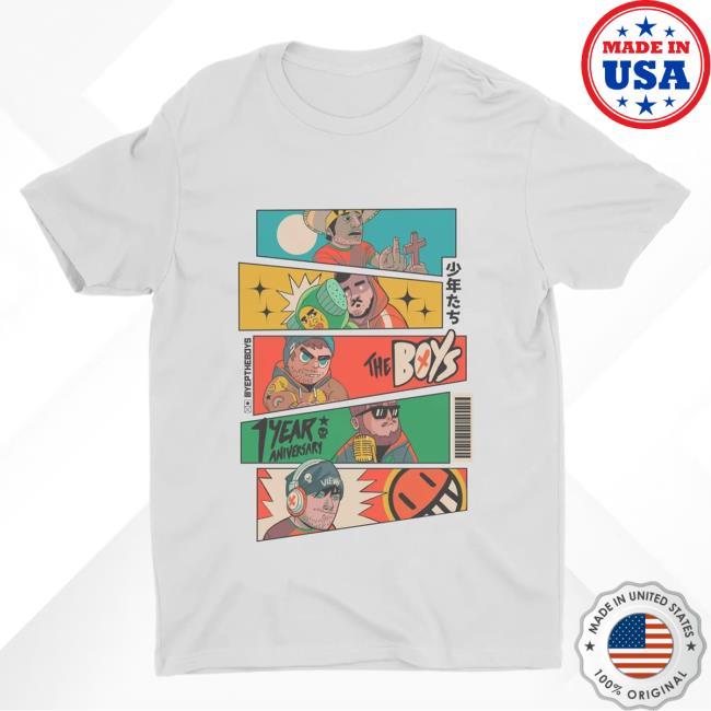 Official The Boys Merch TheBoys One Year Anniversary Top Shirt Yeptheboys Apparel Clothing Store Shop