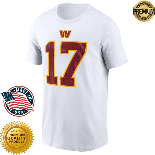 Official Men's Nike Terry McLaurin Black Washington Commanders Player Name & Number Hot Shirt