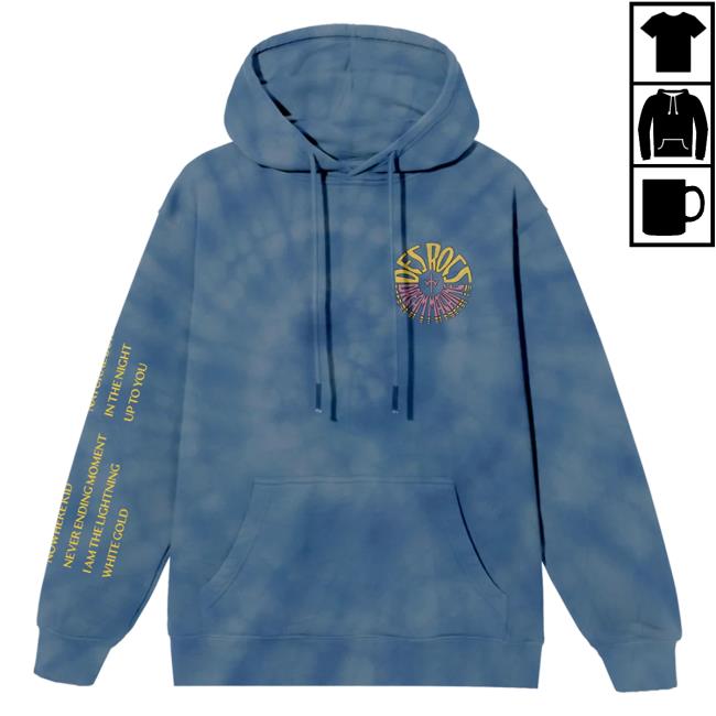 Official Sumerian Records Merch Store Des Rocs - Dream Machine Blue Dye Crew
