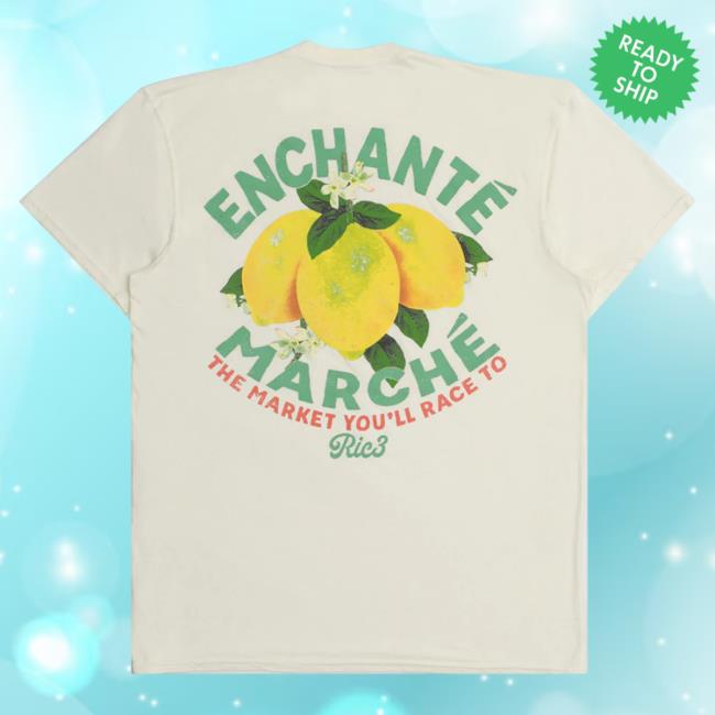Official Daniel Ricciardo Merch Store Ric3 Enchante Lemon New Shirt Creme DanielRicciardo Shop