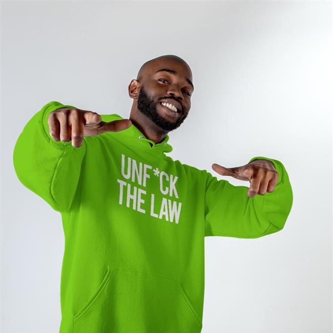 People's Parity Project Shop Unfuck The Law Hooded Sweatshirt Charlie Germano