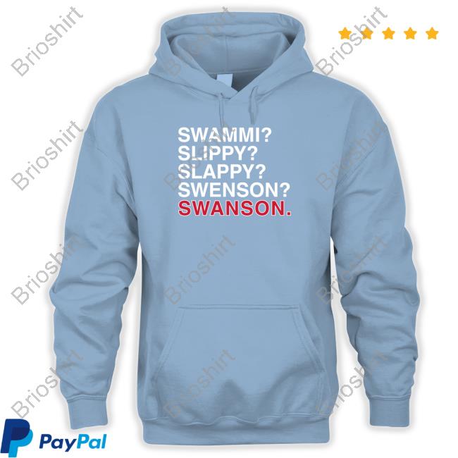 Obvious Shirts Swammi Slippy Slappy Swenson Swanson Tee Shirt