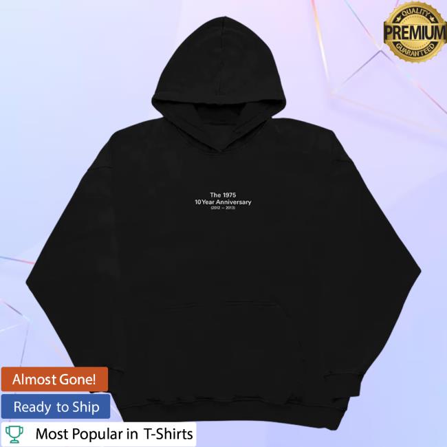 Official The 1975 Apparel Clothing Store Merch Shop The1975 10 Year Anniversary Crew neck Sweatshirt