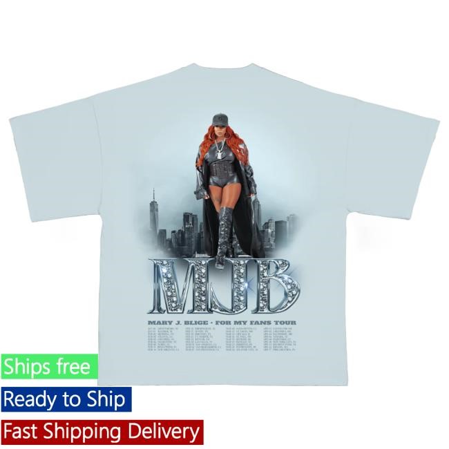 Mary J. Blige "Diamonds" Blue Top Shirt Mary J Blige Official