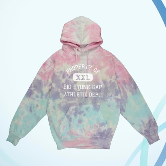 Official Hometown Apparel Clothing Merch Big Stone Gap Virginia Athletic Dept Tie Dye Pull Over Hoodie Cotton Candy