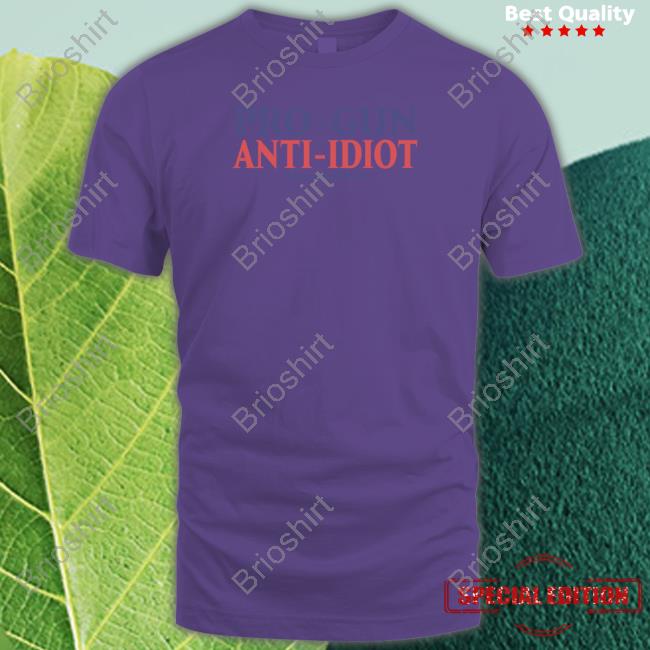 Pro Gun Anti Idiot Rwb T-Shirt