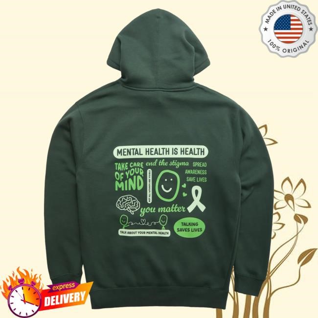 Official Happiness Project Mental Health Month Attractive Hoodie