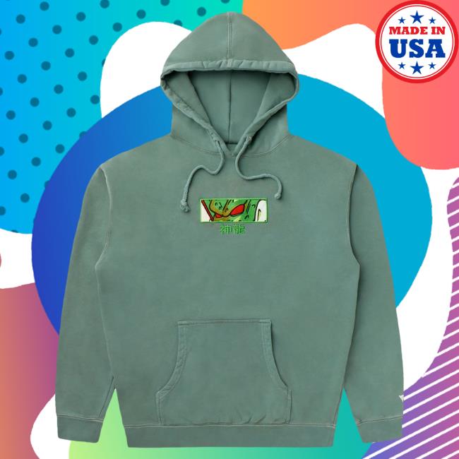 Official Hypland Clothing Merch Store Hypland Db Shenron Eyes Crewneck Sweatshirt (Vintage Sage)