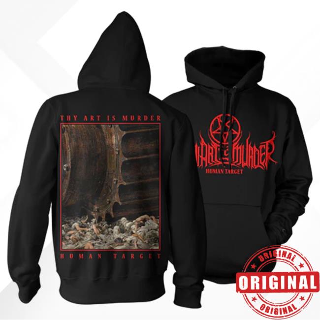 Official Thy Art Is Murder Merch Store Thy Art Is Murder Human Target Sweatshirt