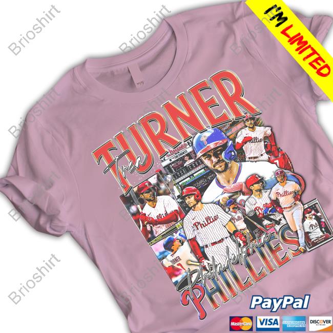 Game Changer Merch Trea Turner Philadelphia Phillies T Shirt