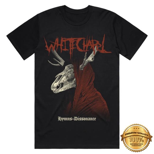 Official Whitechapel Merch Hooded Skull Black Shirts Whitechapel Band