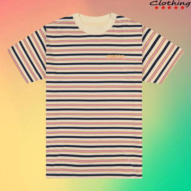 Official Stay Cool Clothing Store Stay Cool Bubblegum Striped T-Shirt (Multi) StayCool StaycoolNyc