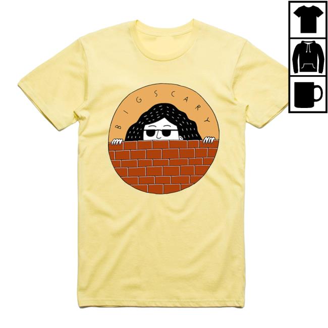 Big Scary Merch Store | Peeping Tom Pullover Shirt - Lemon