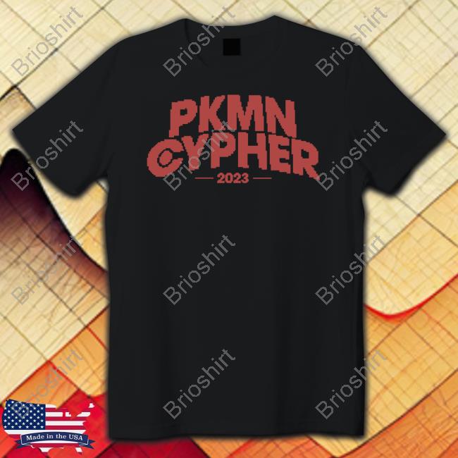 WDFA Shop Merch Cypher Logo T- Shirt Orange Print Pokemon Cypher 2023 Shirt