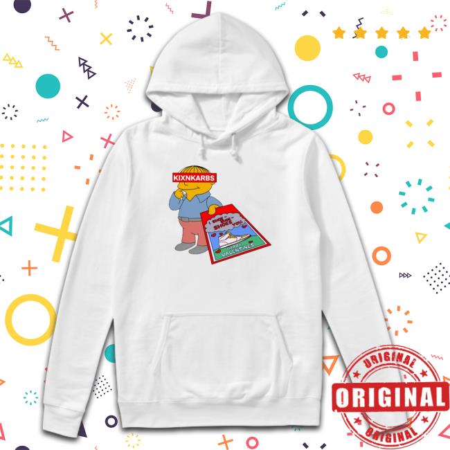 Official Kixnkarbs I shoes you happy Valentines Hooded Sweatshirt