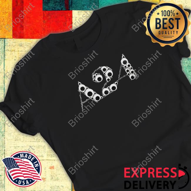 Everything Everywhere All At Once Black Googly Eye Puff Logo Shirt