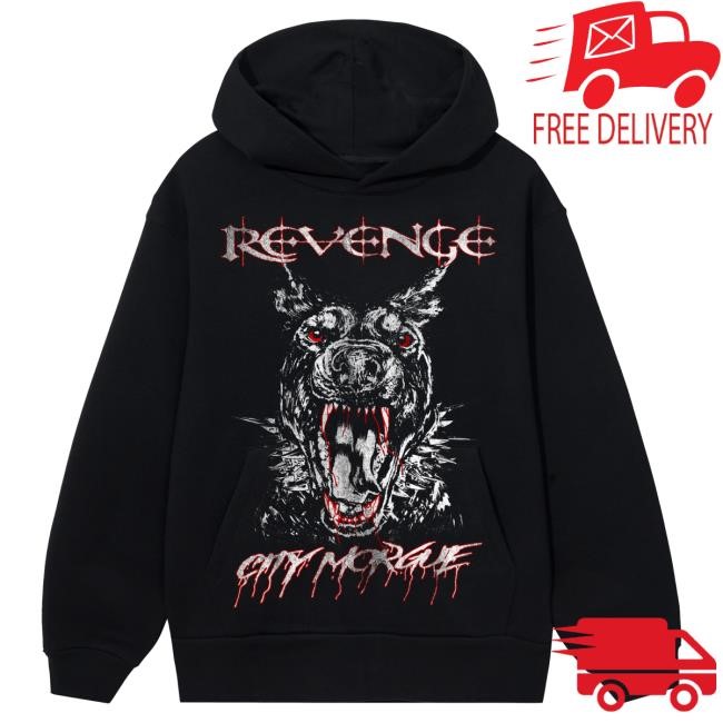 Official City Morgue Merch Revenge X City Morgue Hound Crewneck City Morgue Clothing