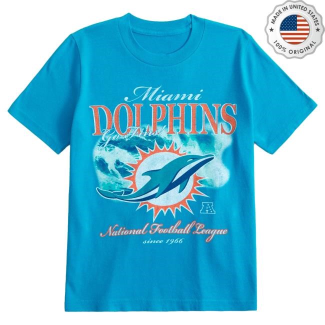 Official Abercrombie And Fitch miami dolphins graphic Tshirt NFL by Abercrombie