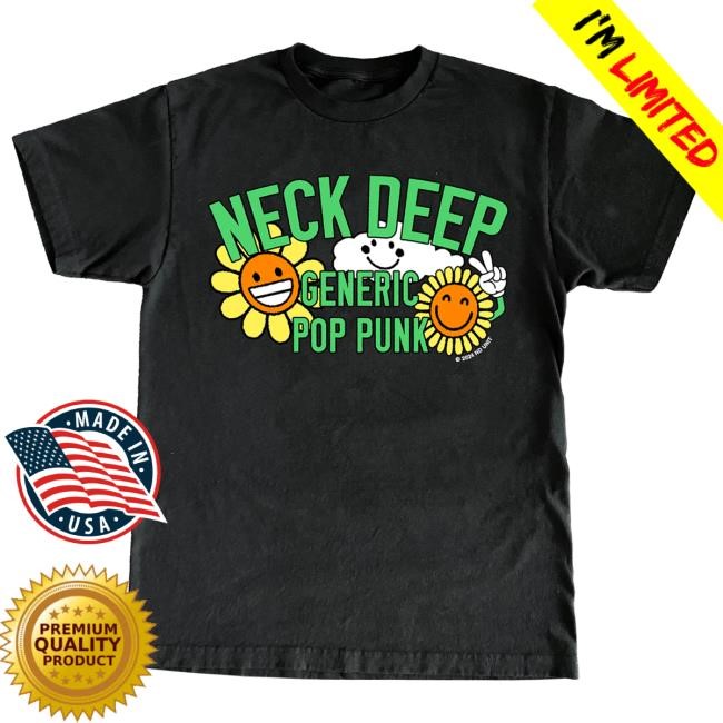 Official Neck Deep Merch Store Generic Pop Punk: The Flower Pullover Sweatshirt