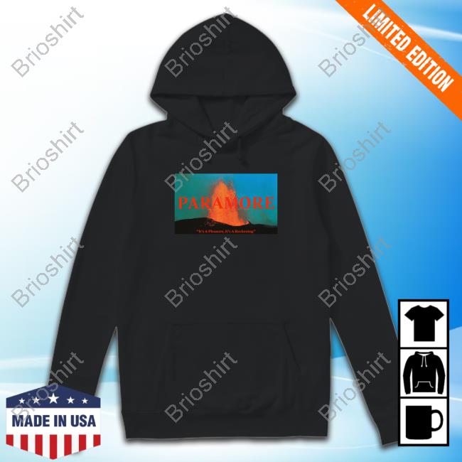 Paramore Merchandise Volcano Unif It's A Pleasure It's A Reckoning Shirt