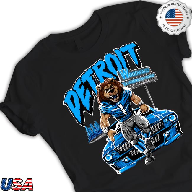 Official Detroi Woodward All American Road Tee
