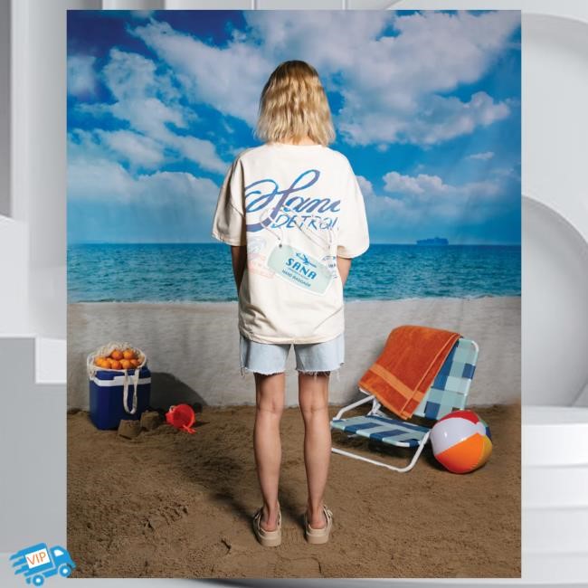 Official Sana Detroit Luggage Shirts - Cream