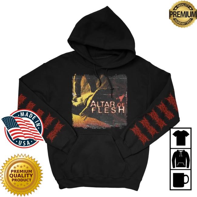Official Indie Merch Store Shop Ingested "Altar Of Flesh" Pullover Hoodie IndieMerchStore