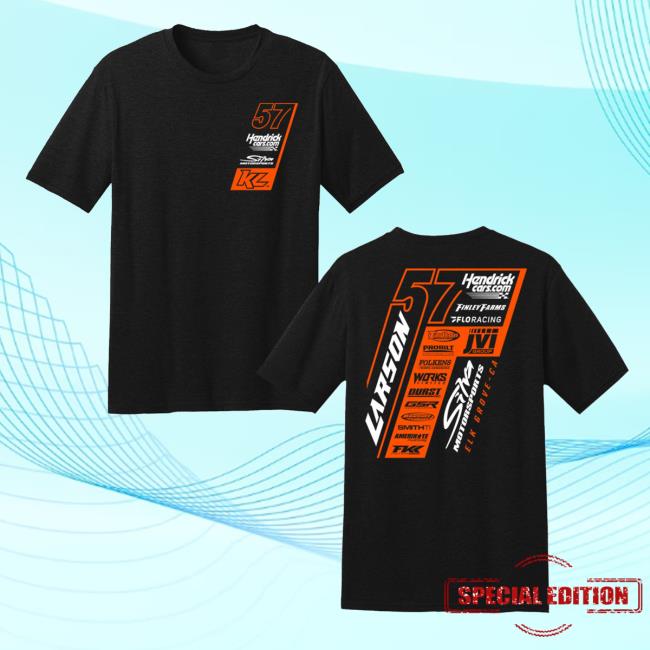 Kyle Larson Official Online Store Merch 2024 #57 Crew Design- Adult Hot Hoodie