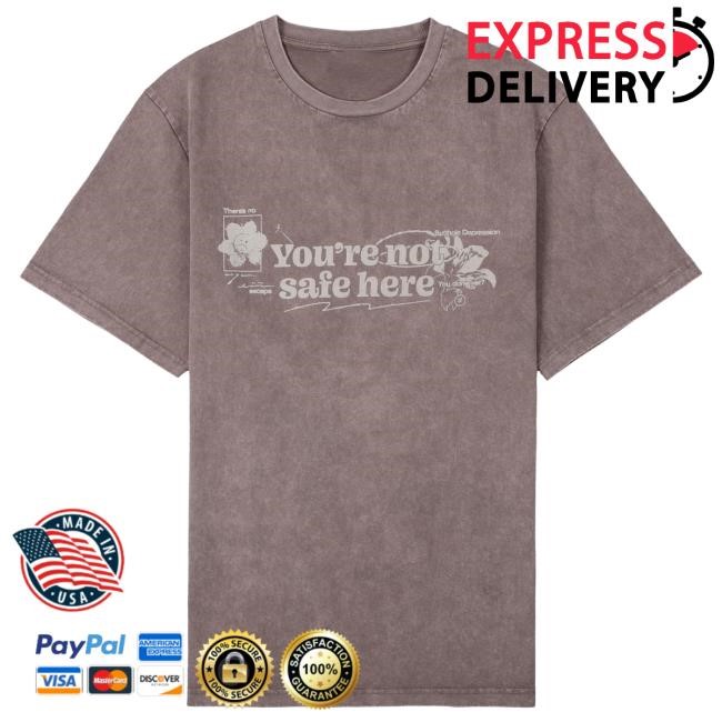 Official Paymoneywubby Merch Store Pmw Limited Edition Not Safe Top Shirt