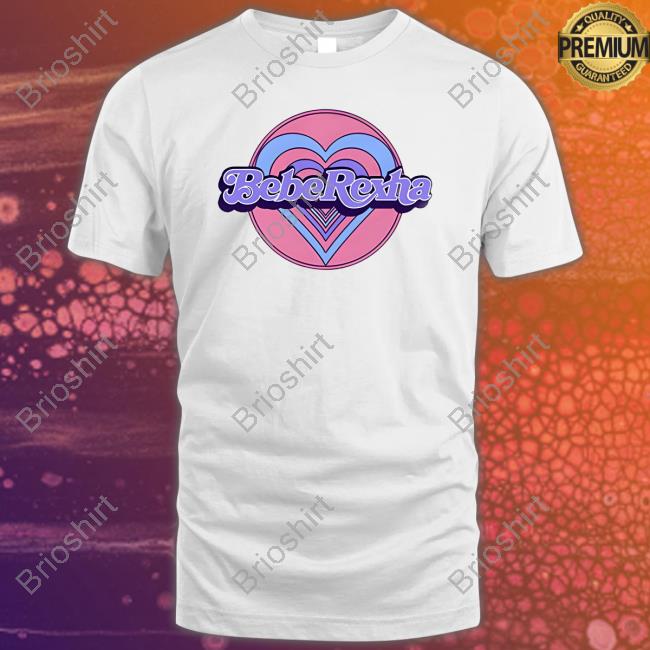 Official Bebe Rexha Merch Hearts Custom Ringer T Shirt