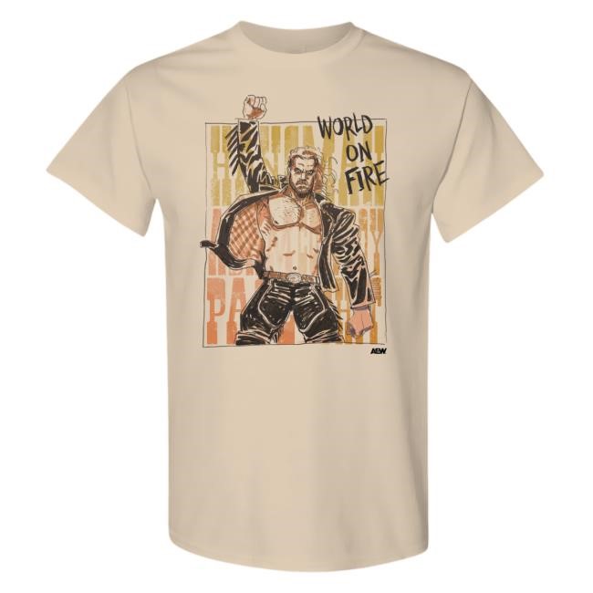 Hangman Page Merch AWE World On Fire Tee Shirt