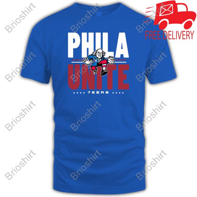 Official Nba Fanatics Philadelphia Unite 76ers Announcer Long Sleeve Tee