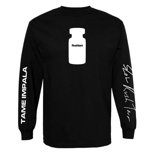 Tame Impala Rushium Bottle Black Hoodie