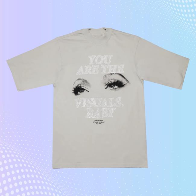 Official Beyonce Renaissance Movie Merch Store You Are The Visual Crystal Shirt New Beyoncé Shop