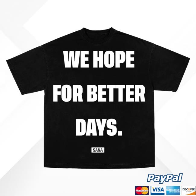 Official Sana Detroit Red Wings Sana Detroit Better Days Shirt New - Black
