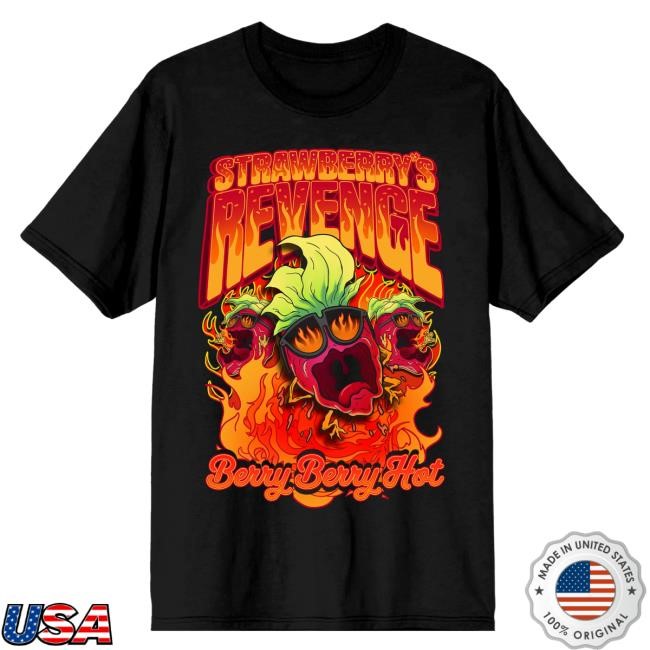Strawberry's Revenge Berry Berry Hot Tee | Dance Gavin Dance Merch