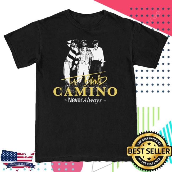 Official The Band Camino Merch Store Photo Tour Shirts