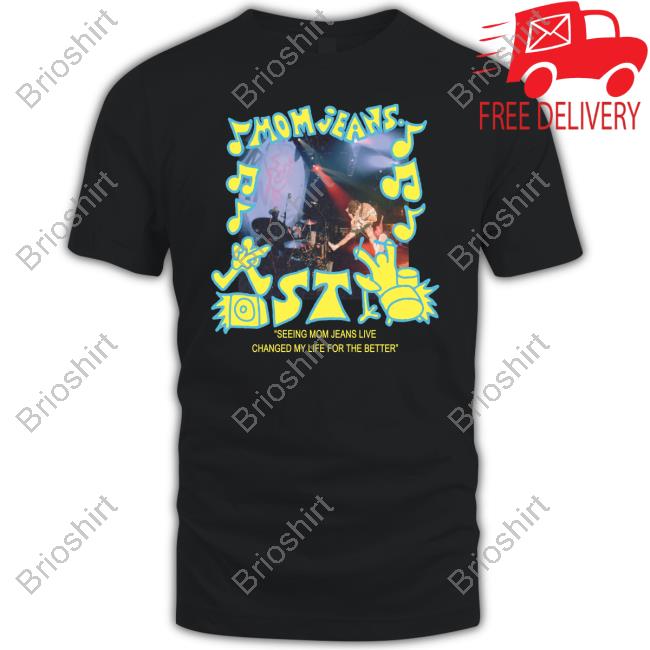 Official Mom Jeans Merch Black Photo Shirts