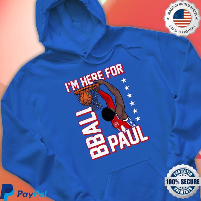 Barstool Sports Store I'm Here For Bball Paul Graphic Shirts