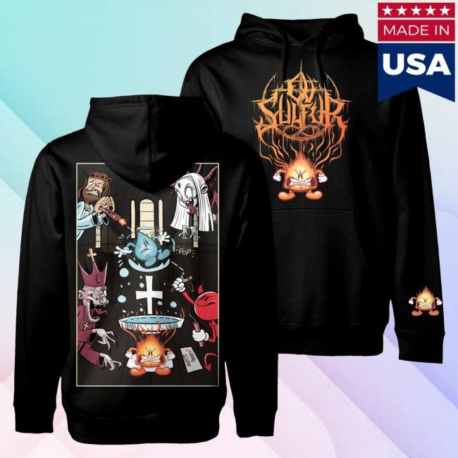 Official Indie Merch Store Ov Sulfur Underworld Industries Pullover Hoodie Indiemerchstore