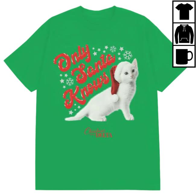Official Merch Bar Delta Goodrem Christmas With Delta Photo Shirt 2023 Black MerchBar