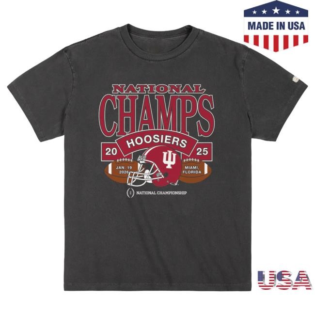 Homefield Indiana Hoosiers 2025 CFP National Champs Heavyweight Tee